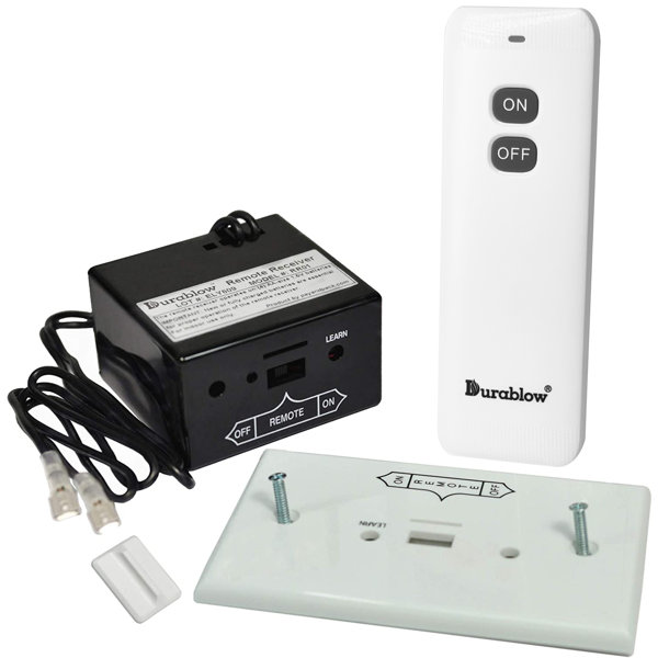 Durablow Gas Fireplace Remote Control Kit for Replaces (On/Off